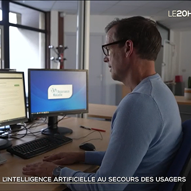  photo du plateau tv TF1 sur l'IA